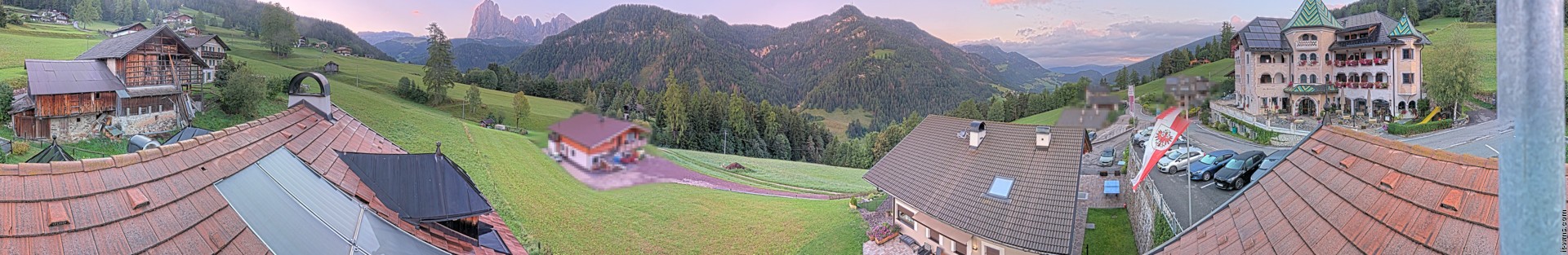 Archived image Webcam Panoramic view Ansitz Jakoberhof St. Ulrich