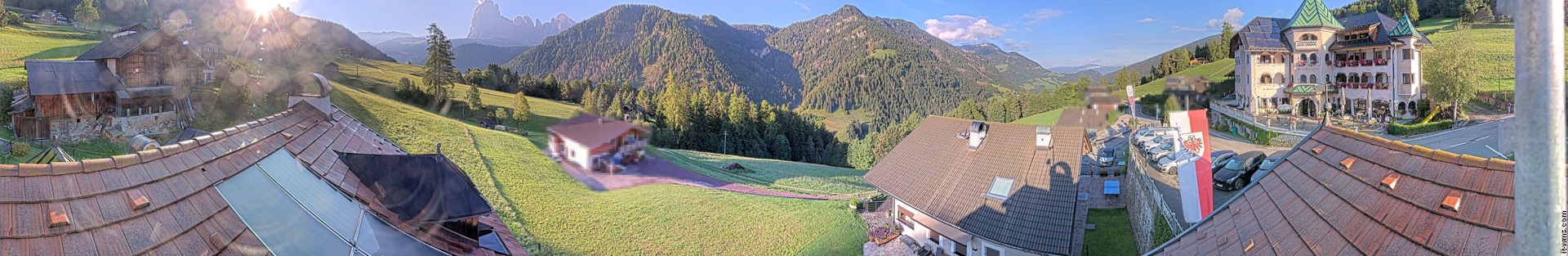 Archived image Webcam Panoramic view Ansitz Jakoberhof St. Ulrich