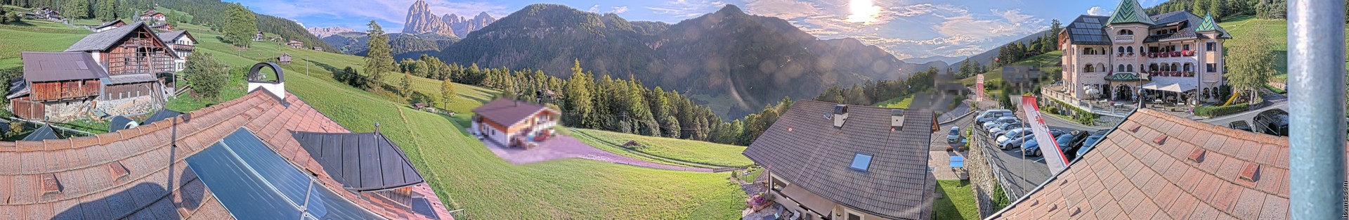 Archived image Webcam Panoramic view Ansitz Jakoberhof St. Ulrich