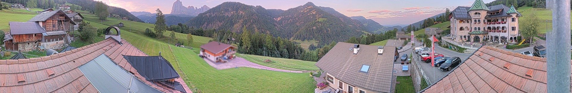Archived image Webcam Panoramic view Ansitz Jakoberhof St. Ulrich