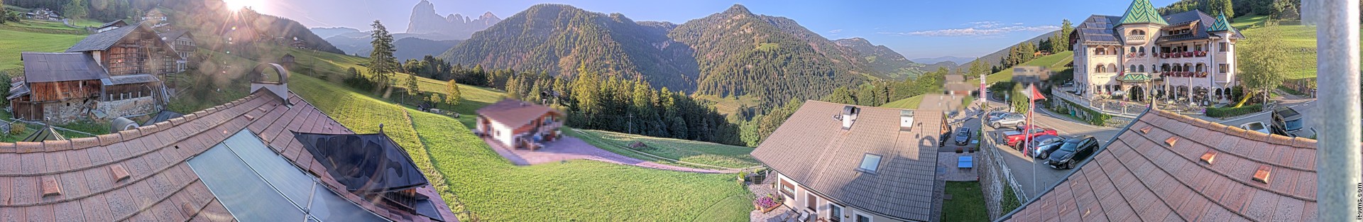 Archived image Webcam Panoramic view Ansitz Jakoberhof St. Ulrich