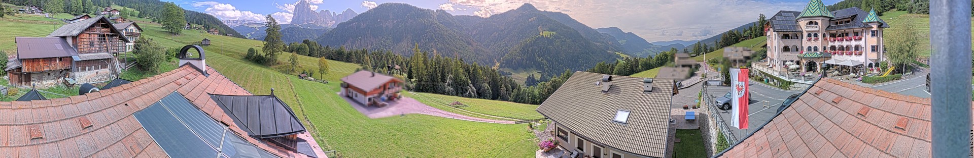 Archived image Webcam Panoramic view Ansitz Jakoberhof St. Ulrich