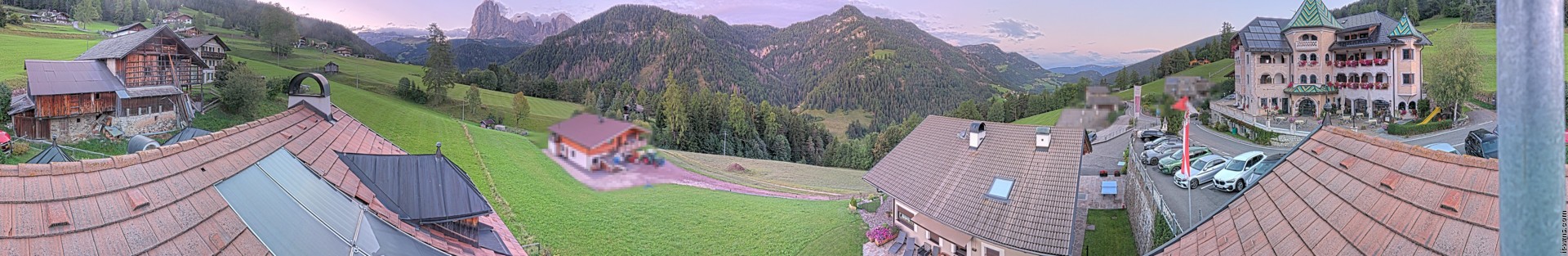 Archived image Webcam Panoramic view Ansitz Jakoberhof St. Ulrich