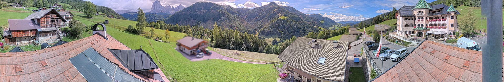 Archived image Webcam Panoramic view Ansitz Jakoberhof St. Ulrich