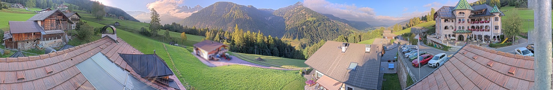 Archived image Webcam Panoramic view Ansitz Jakoberhof St. Ulrich