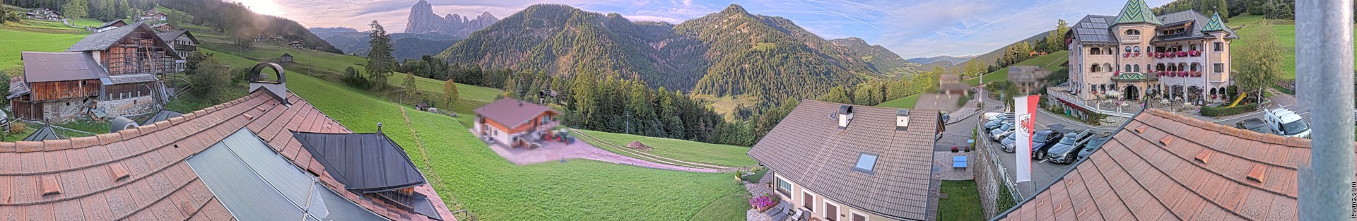 Archived image Webcam Panoramic view Ansitz Jakoberhof St. Ulrich