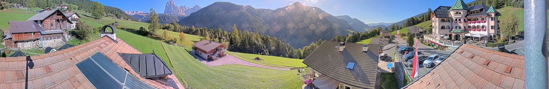 Archived image Webcam Panoramic view Ansitz Jakoberhof St. Ulrich