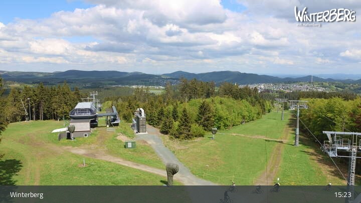 Archiv Foto Webcam Winterberg: Panorama-Aussicht am Bremberg