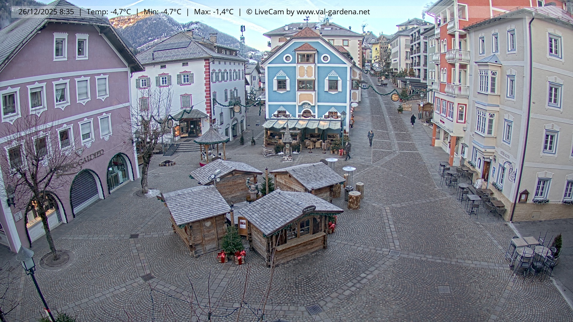 Archiv Foto Webcam St. Ulrich: Dorfzentrum
