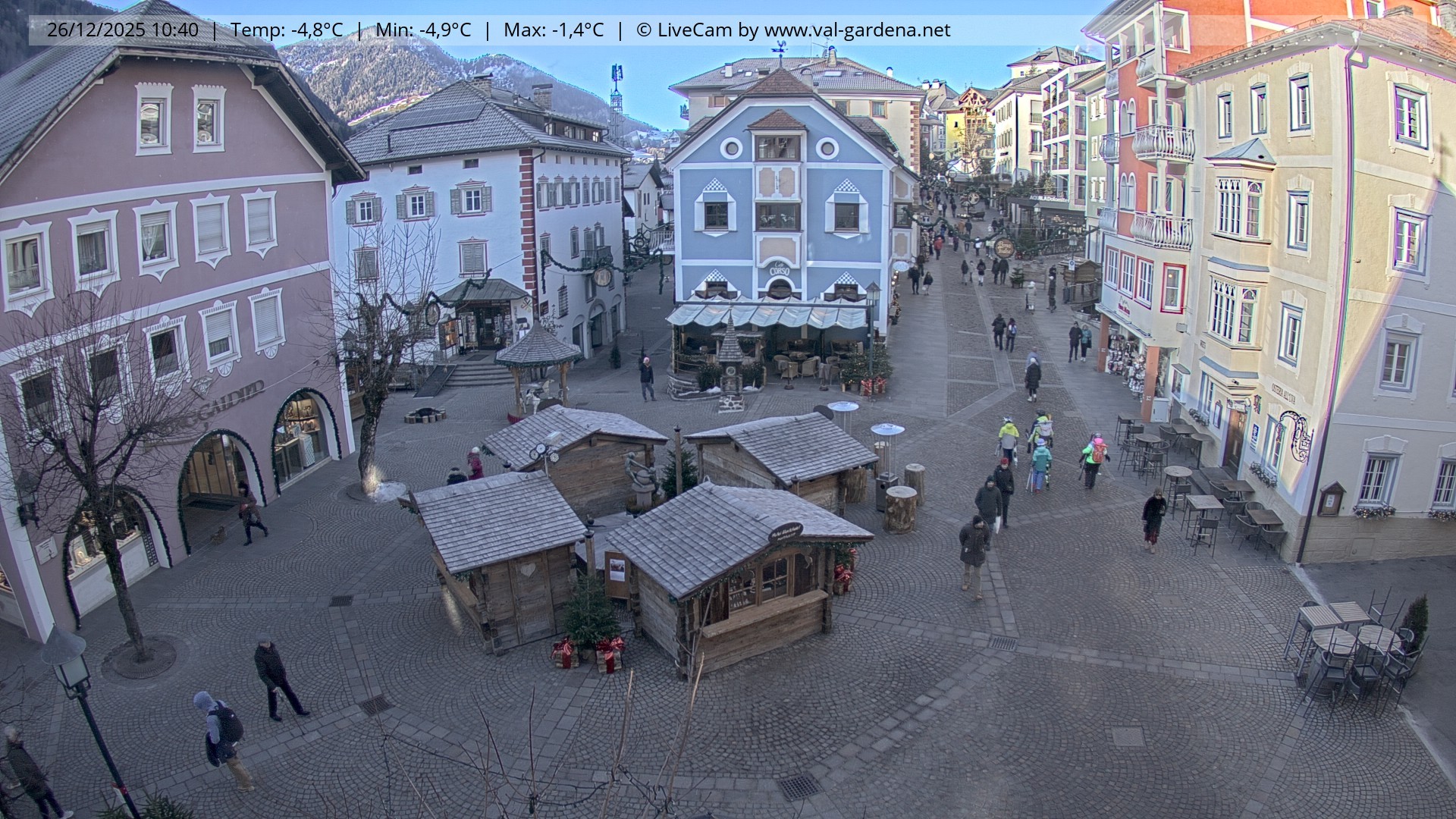 Archiv Foto Webcam St. Ulrich: Dorfzentrum