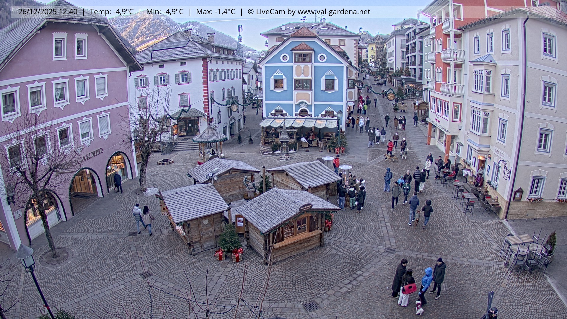 Archiv Foto Webcam St. Ulrich: Dorfzentrum