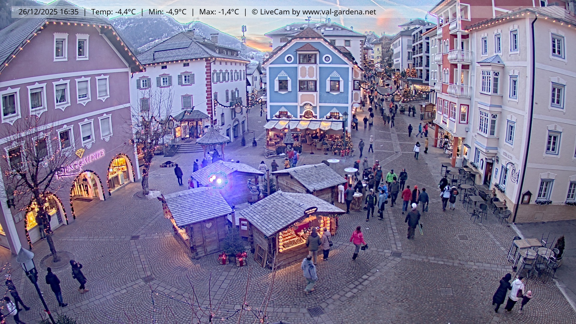 Archiv Foto Webcam St. Ulrich: Dorfzentrum