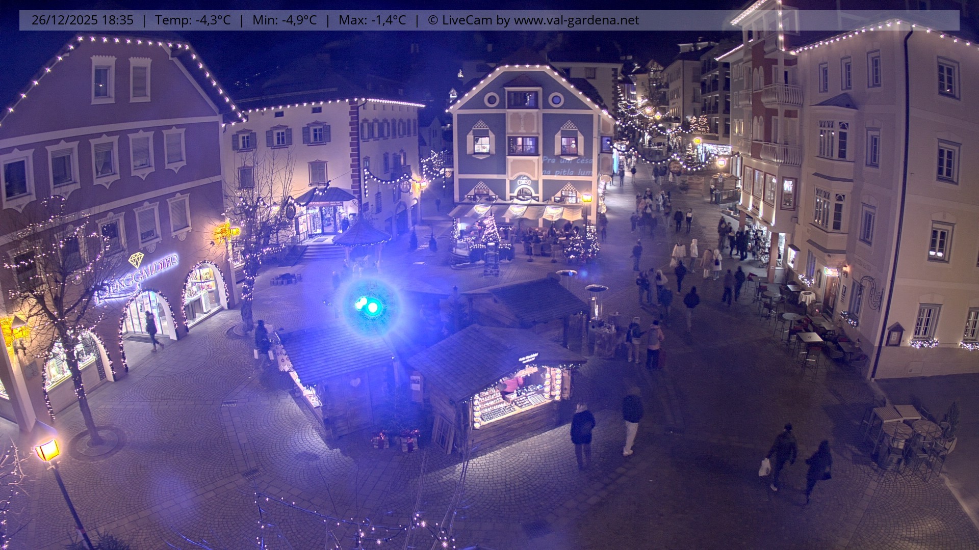 Archiv Foto Webcam St. Ulrich: Dorfzentrum