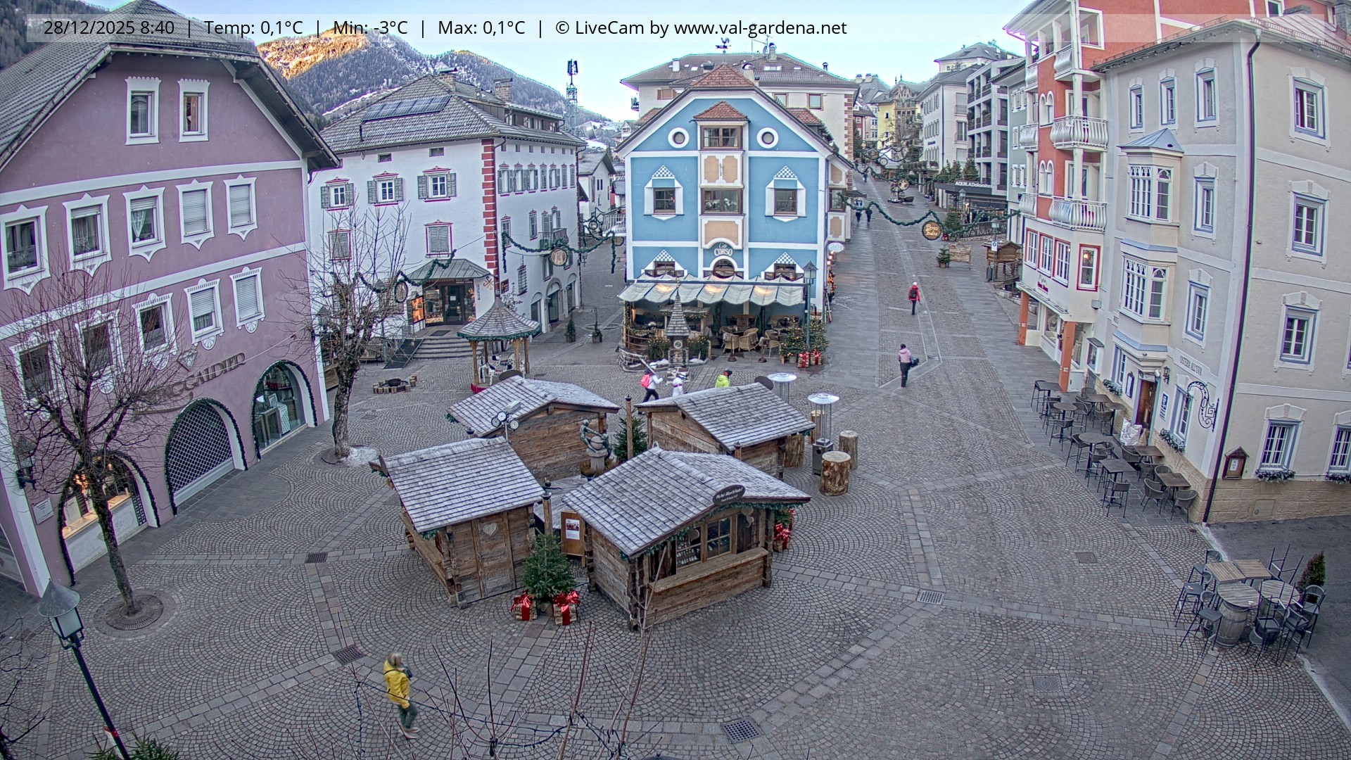 Archiv Foto Webcam St. Ulrich: Dorfzentrum