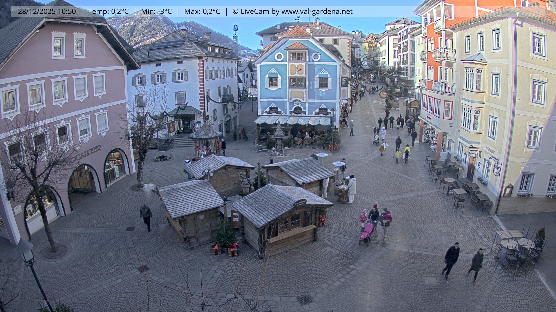 Archiv Foto Webcam St. Ulrich: Dorfzentrum