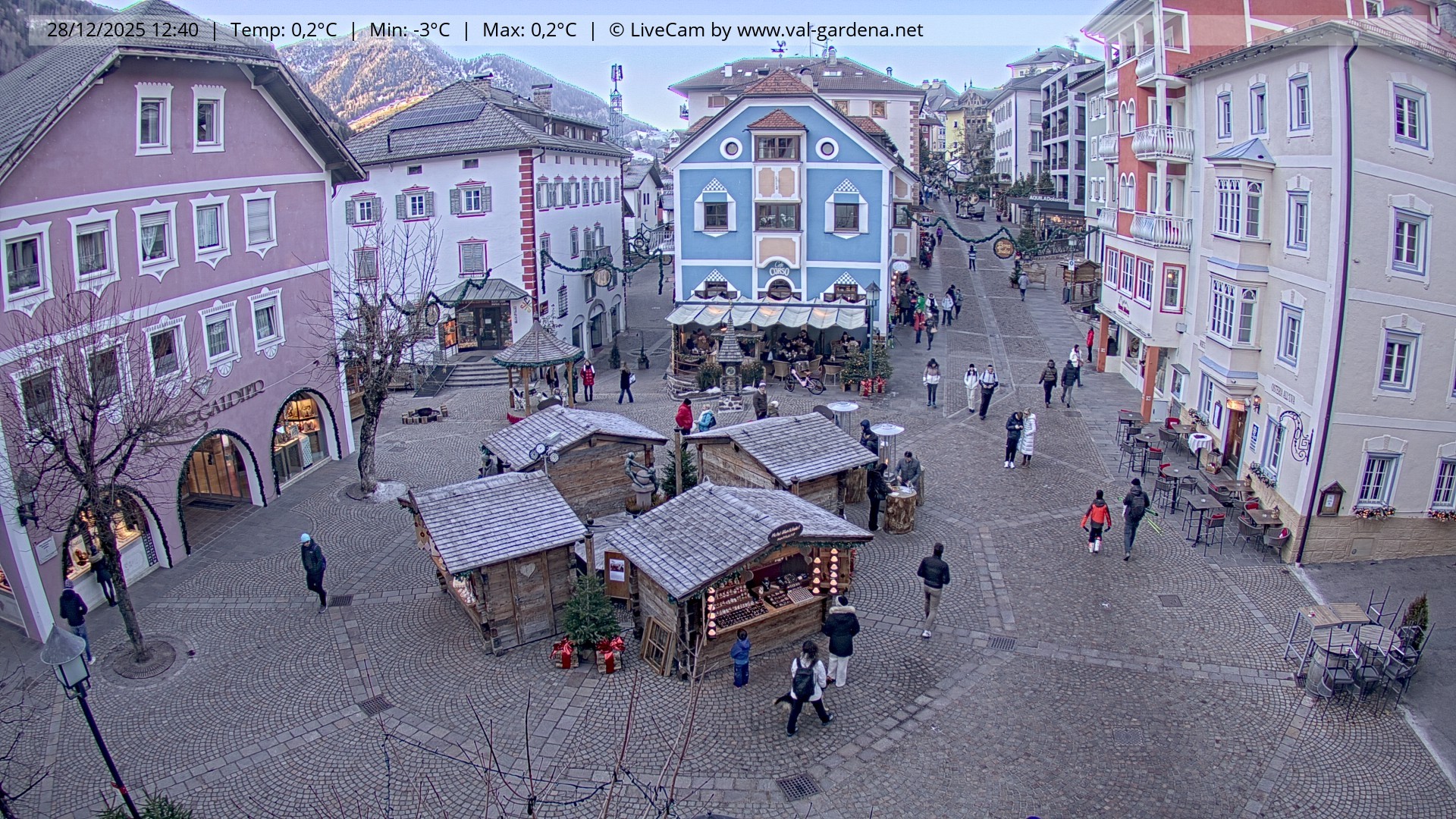 Archiv Foto Webcam St. Ulrich: Dorfzentrum