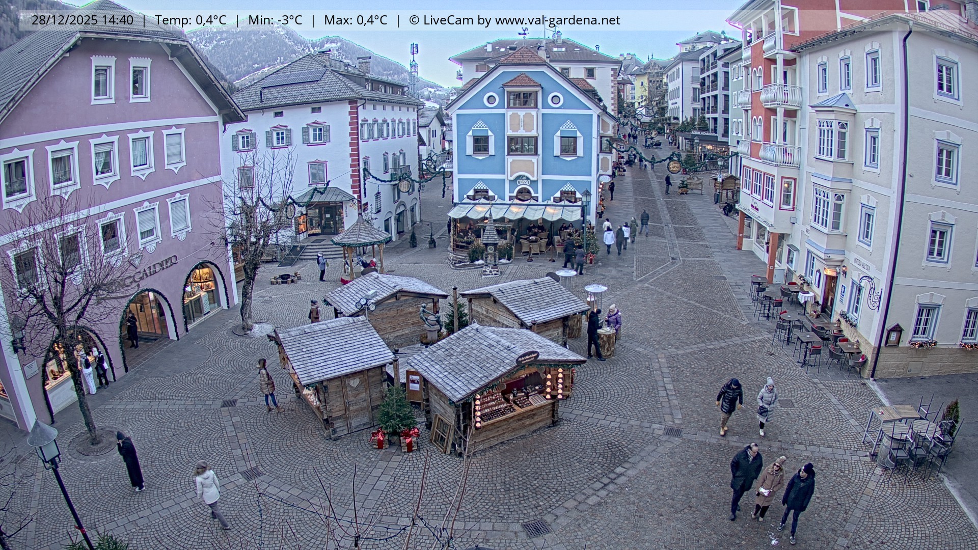 Archiv Foto Webcam St. Ulrich: Dorfzentrum