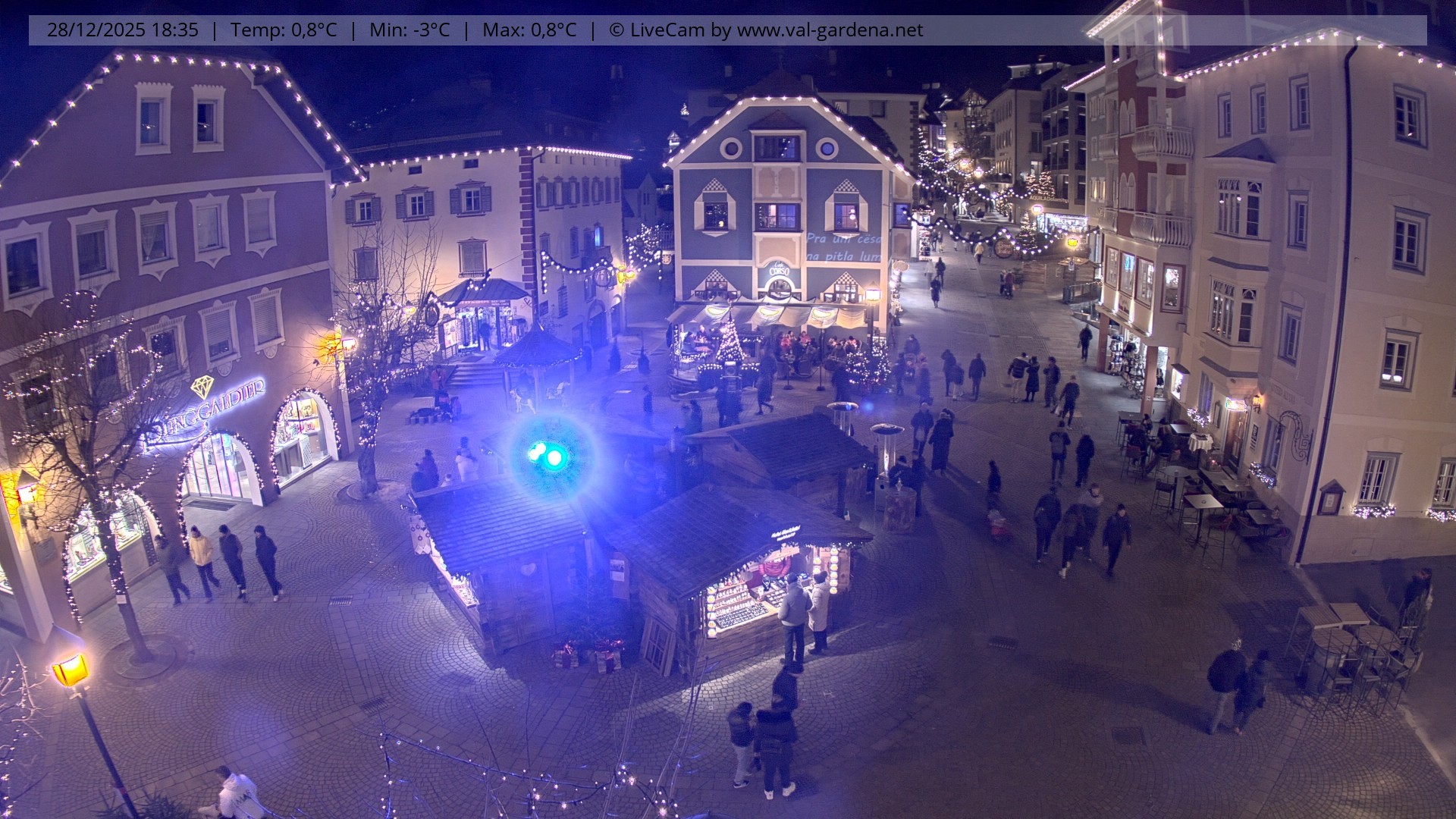 Archiv Foto Webcam St. Ulrich: Dorfzentrum