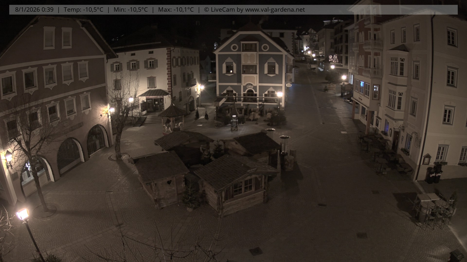 Archiv Foto Webcam St. Ulrich: Dorfzentrum