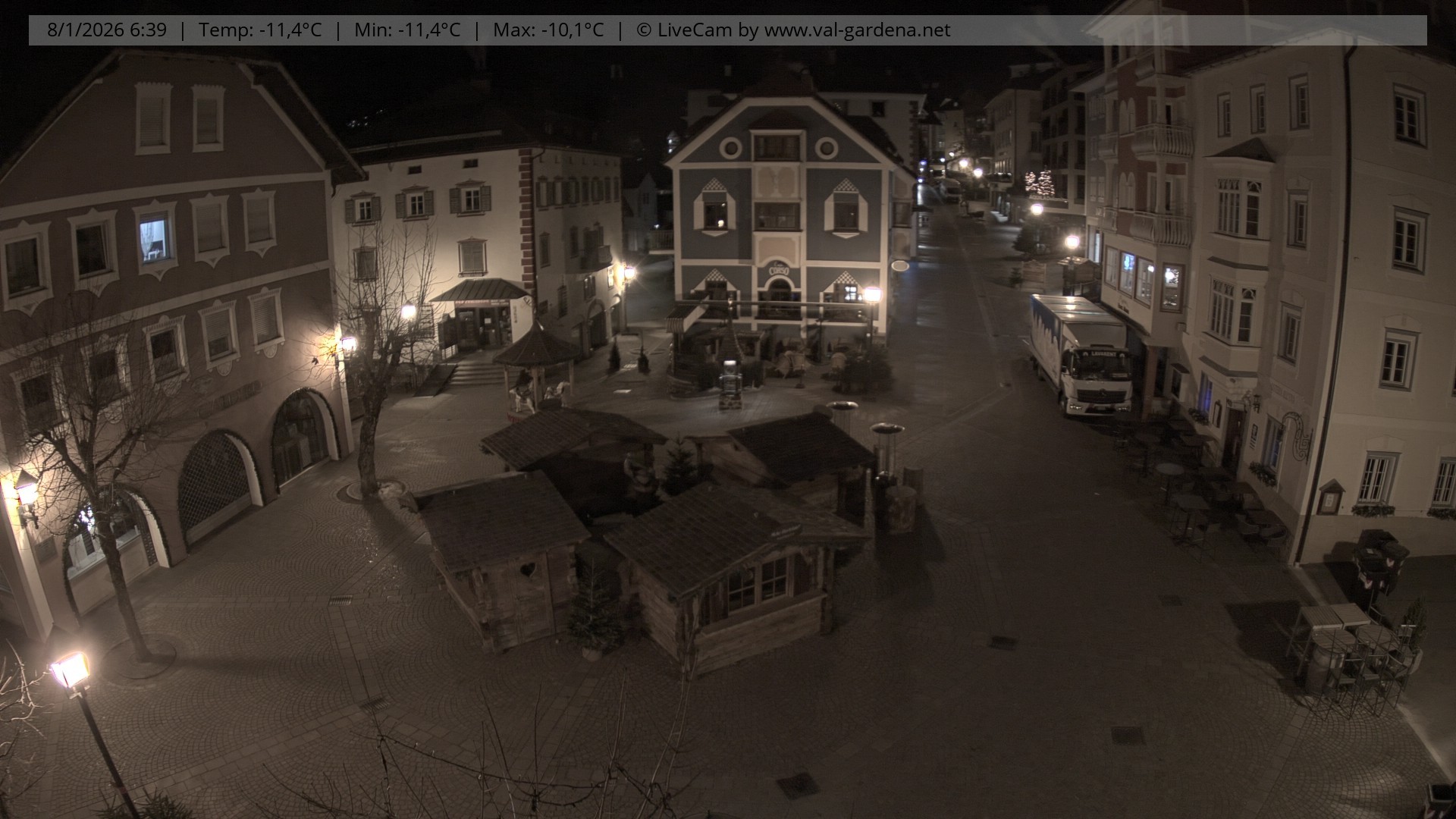Archiv Foto Webcam St. Ulrich: Dorfzentrum