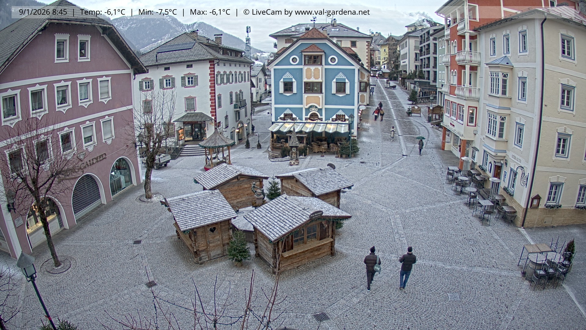 Archiv Foto Webcam St. Ulrich: Dorfzentrum