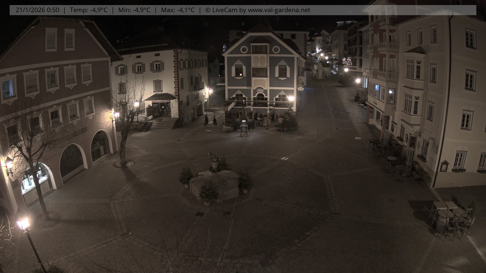 Archiv Foto Webcam St. Ulrich: Dorfzentrum