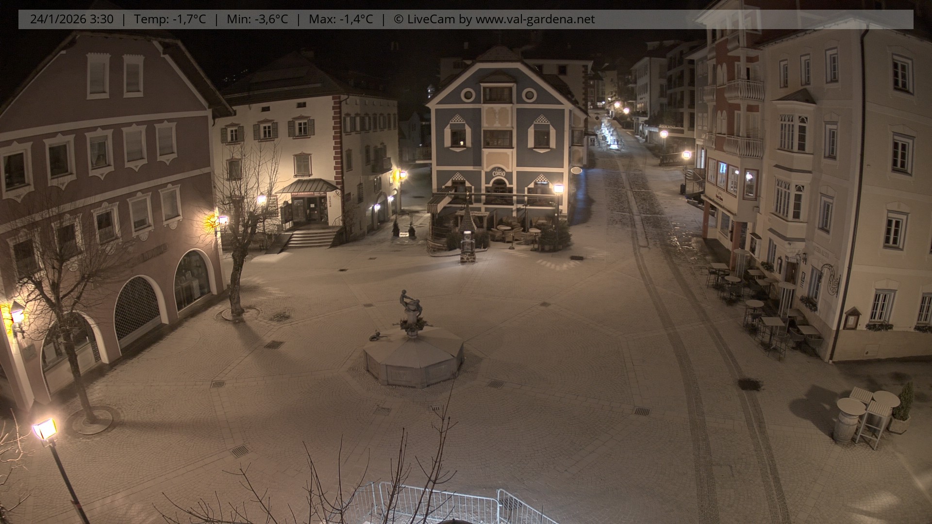 Archiv Foto Webcam St. Ulrich: Dorfzentrum