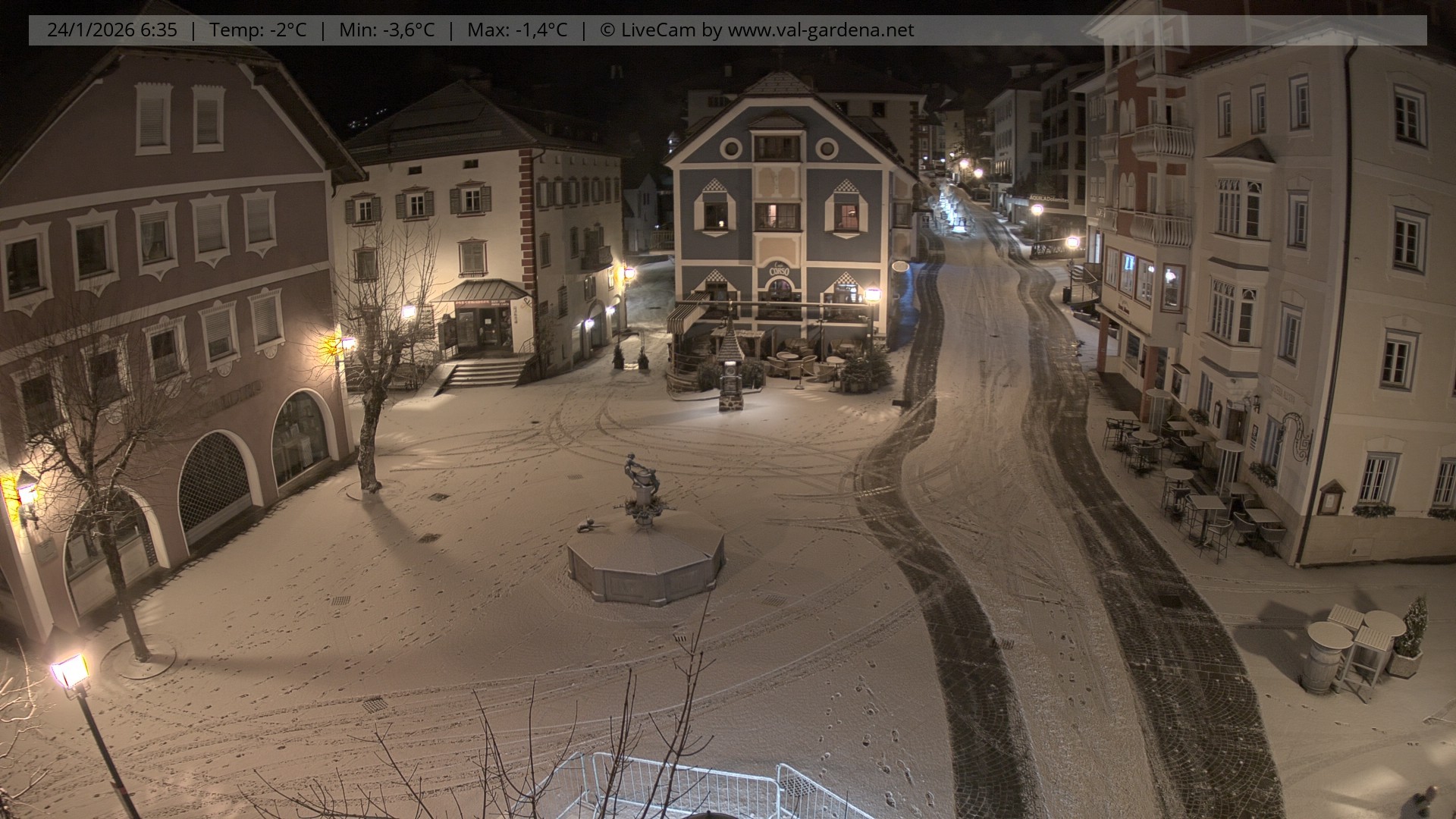 Archiv Foto Webcam St. Ulrich: Dorfzentrum