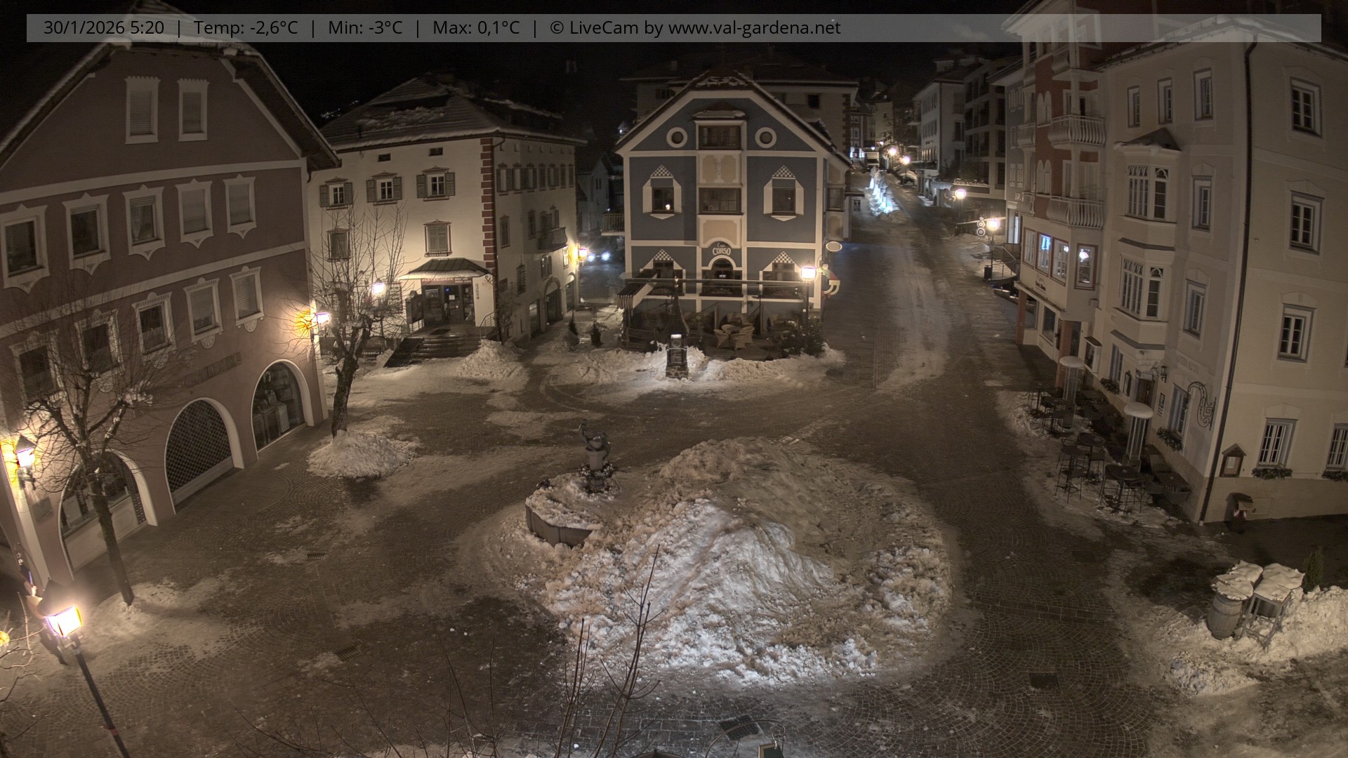 Archiv Foto Webcam St. Ulrich: Dorfzentrum