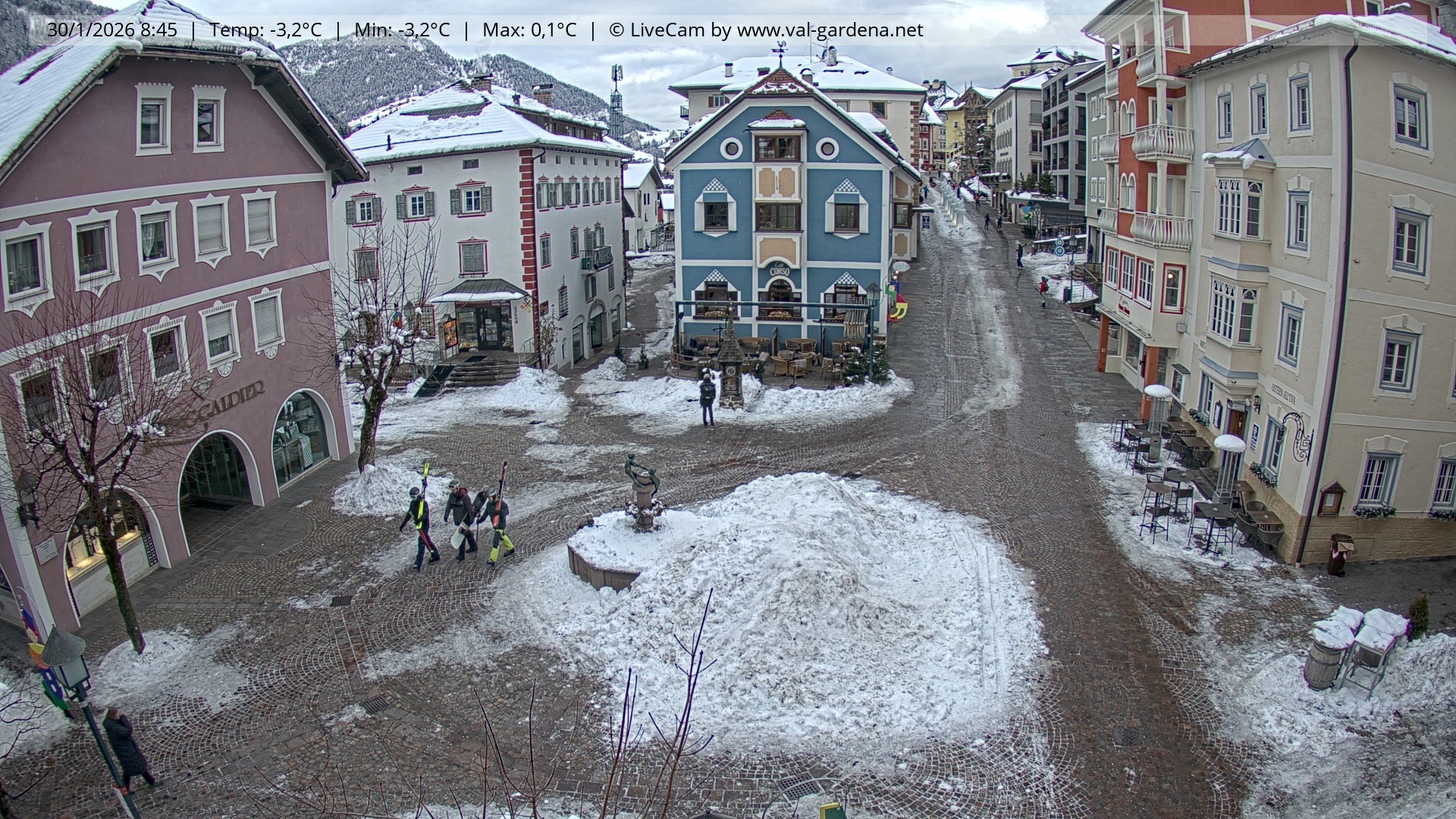 Archiv Foto Webcam St. Ulrich: Dorfzentrum