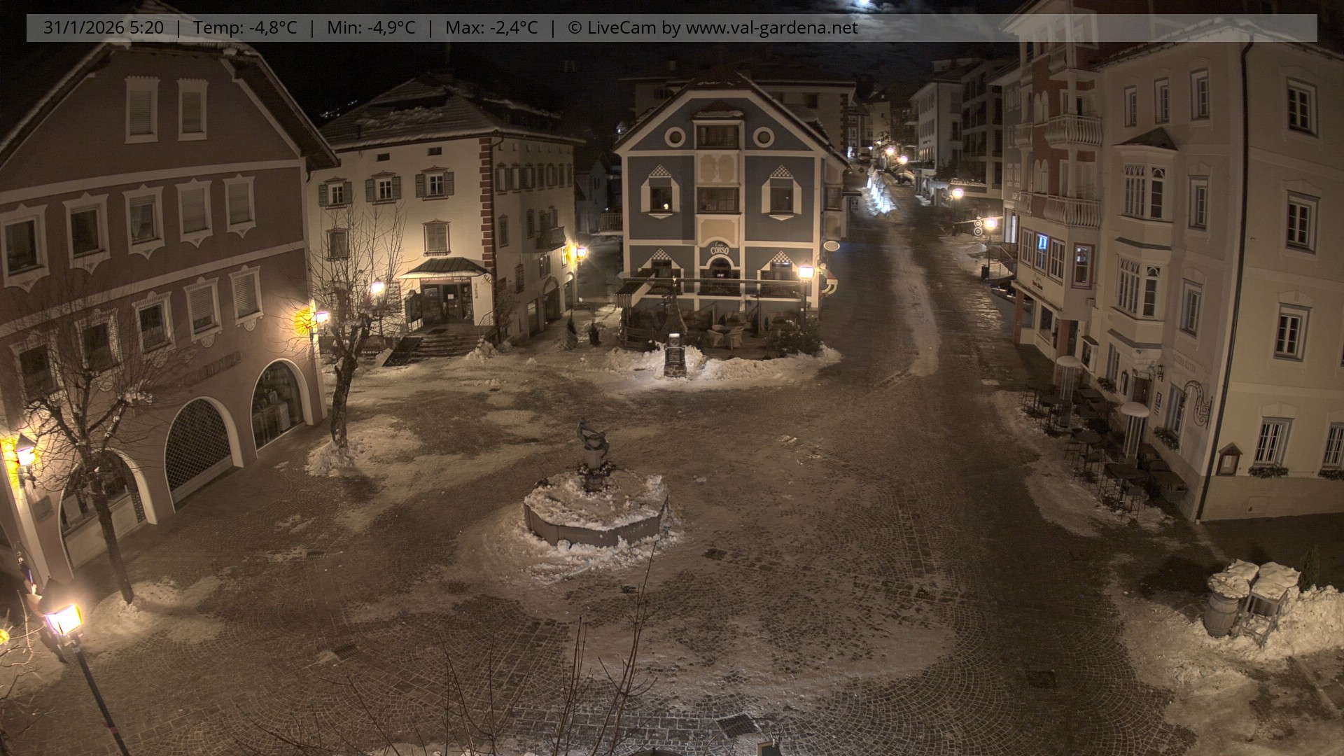 Archiv Foto Webcam St. Ulrich: Dorfzentrum