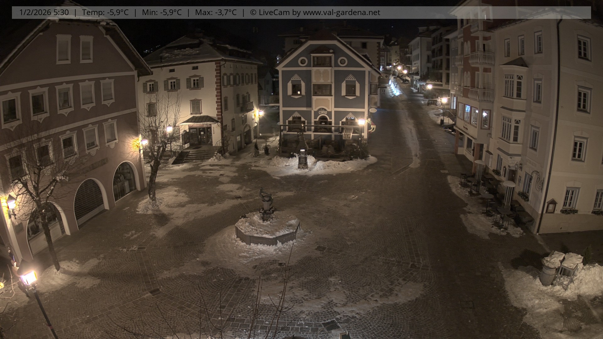 Archiv Foto Webcam St. Ulrich: Dorfzentrum