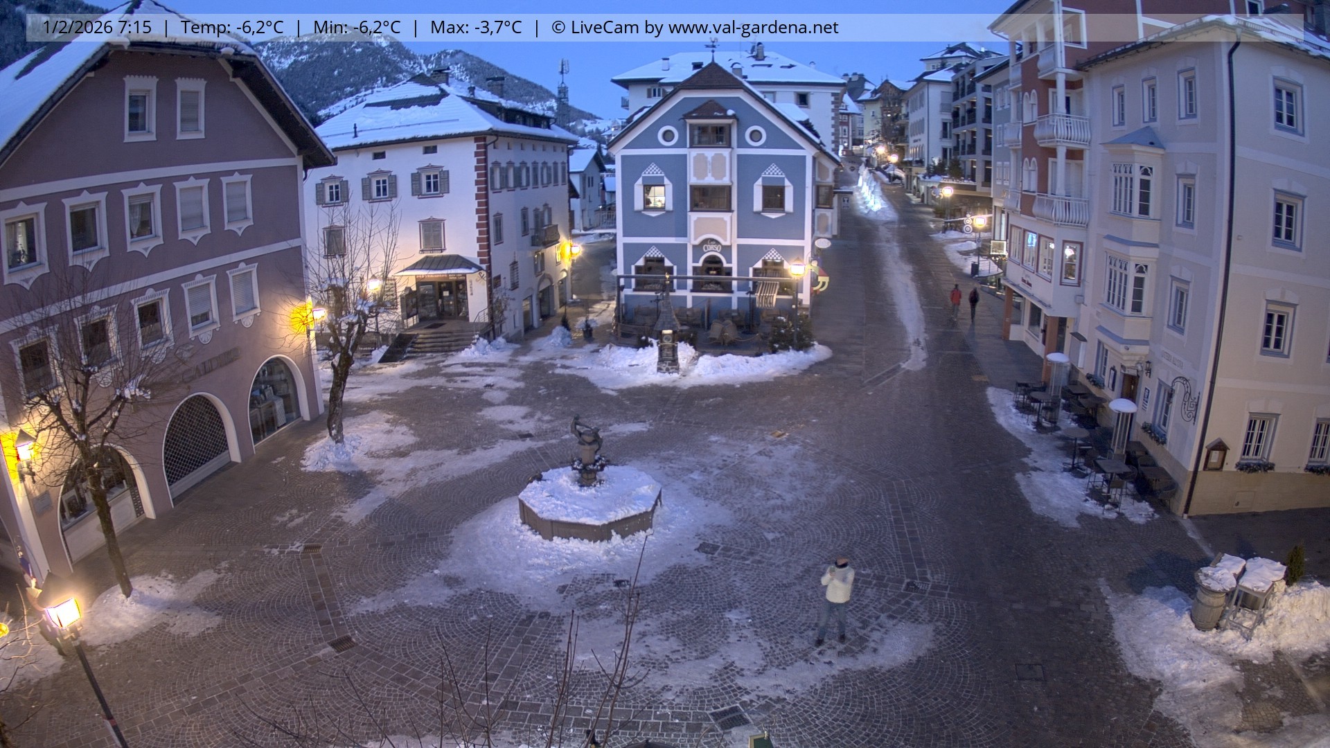 Archiv Foto Webcam St. Ulrich: Dorfzentrum