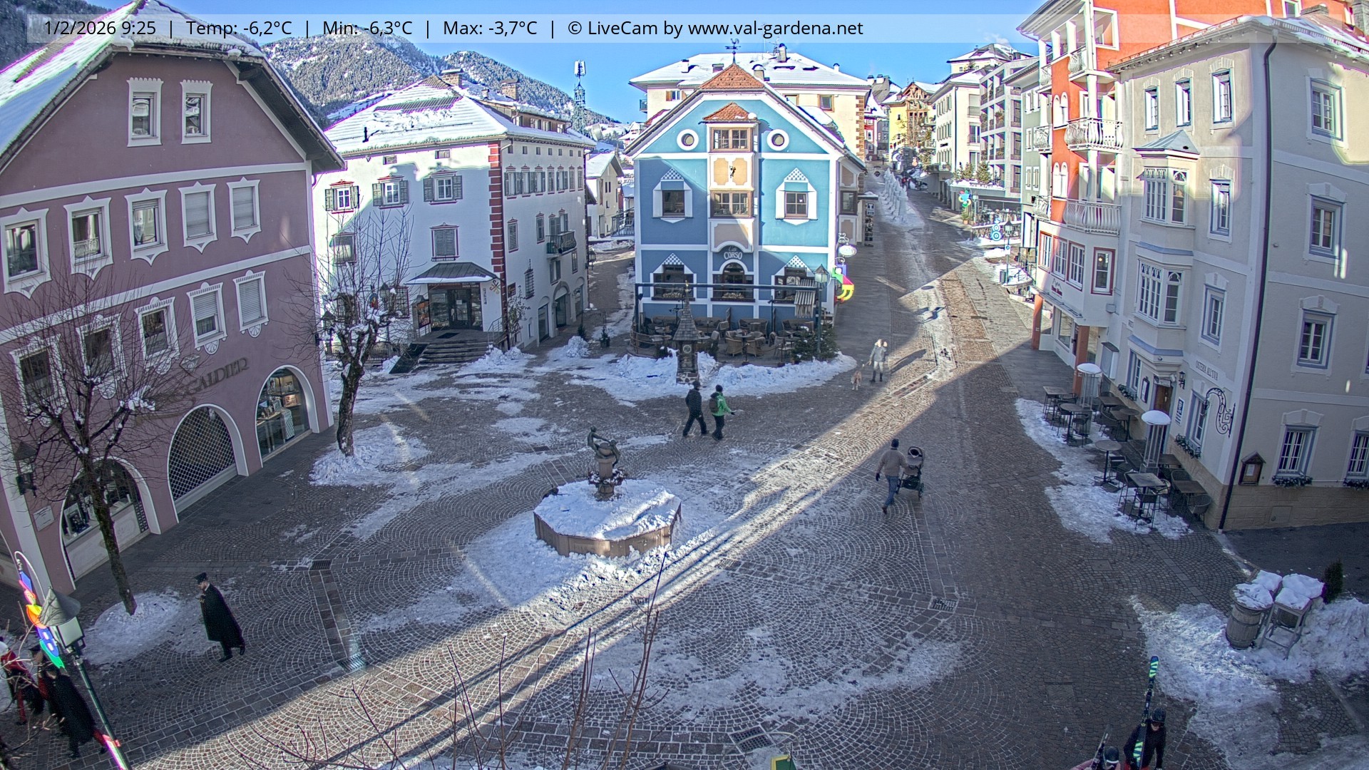 Archiv Foto Webcam St. Ulrich: Dorfzentrum