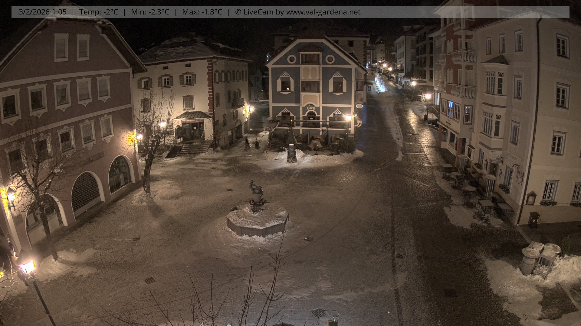 Archiv Foto Webcam St. Ulrich: Dorfzentrum