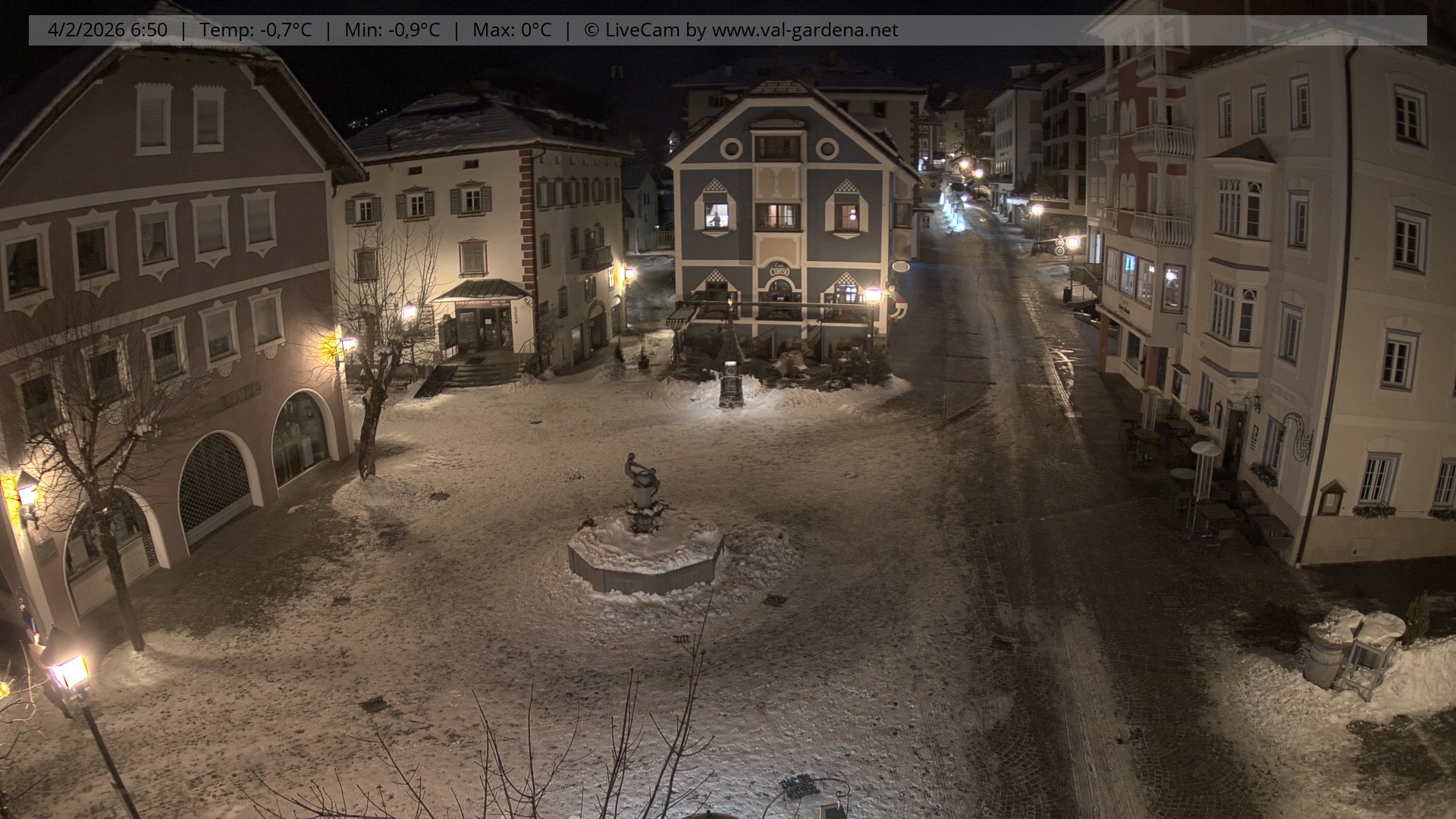 Archiv Foto Webcam St. Ulrich: Dorfzentrum
