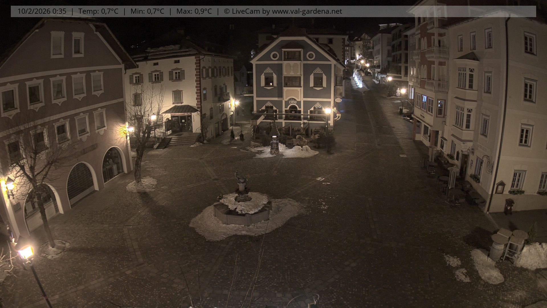 Archiv Foto Webcam St. Ulrich: Dorfzentrum