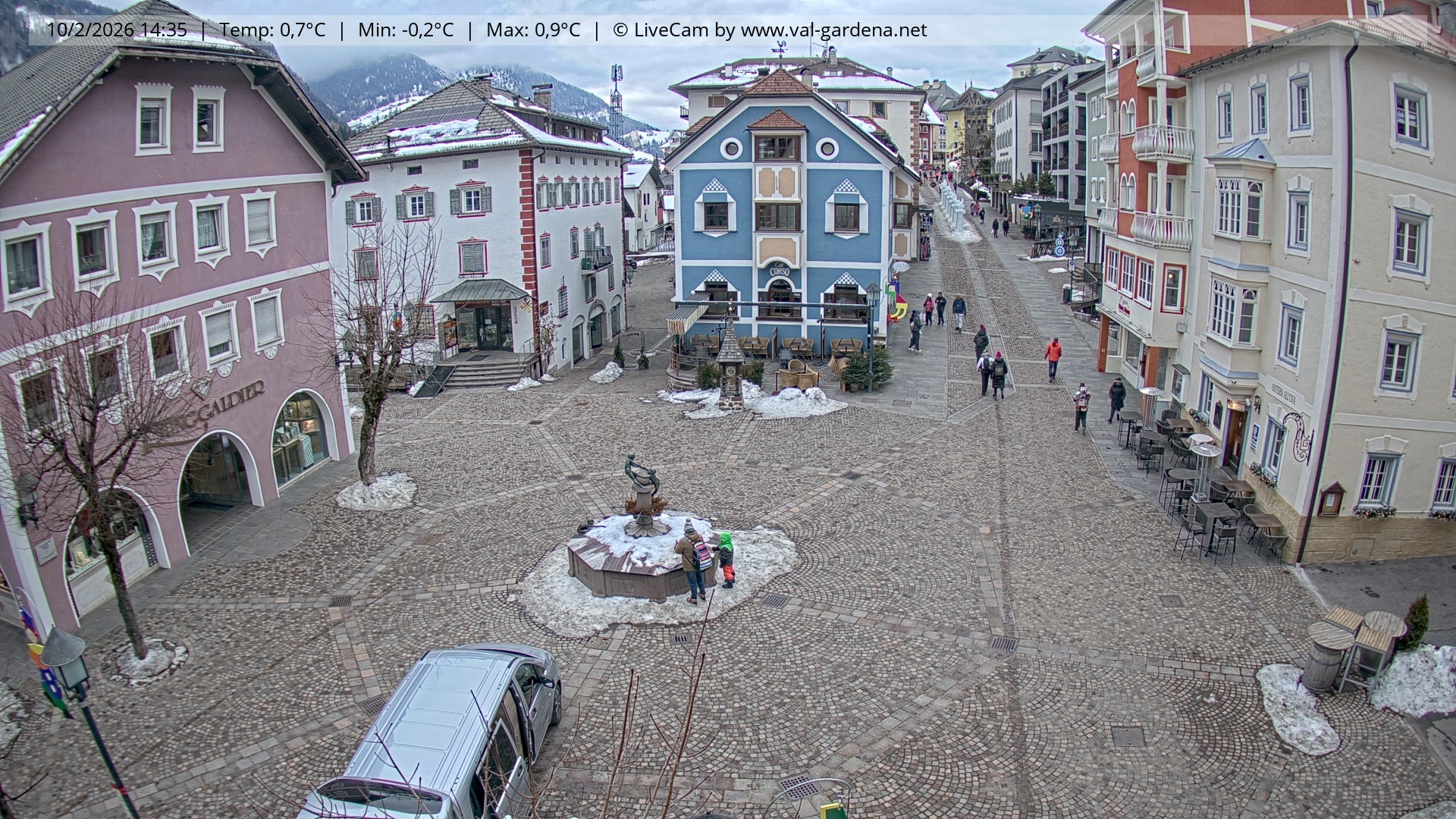 Archiv Foto Webcam St. Ulrich: Dorfzentrum