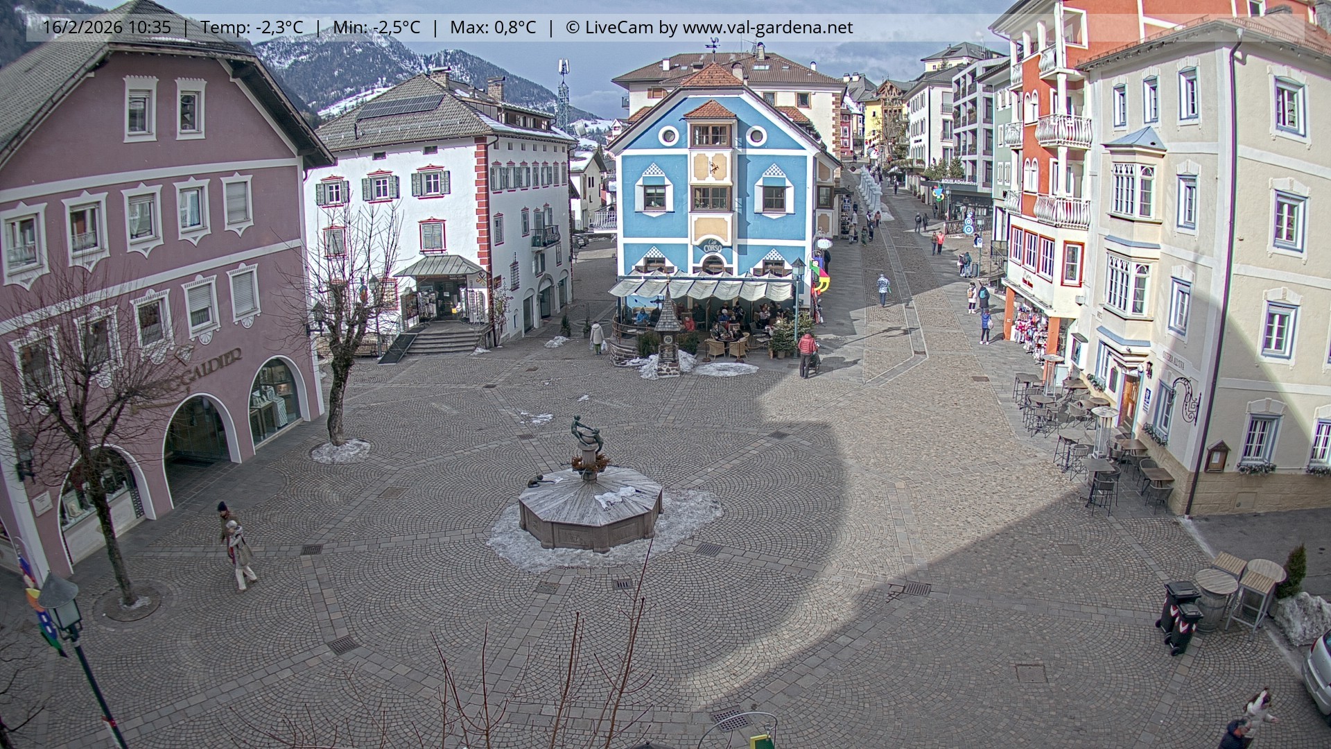Archiv Foto Webcam St. Ulrich: Dorfzentrum