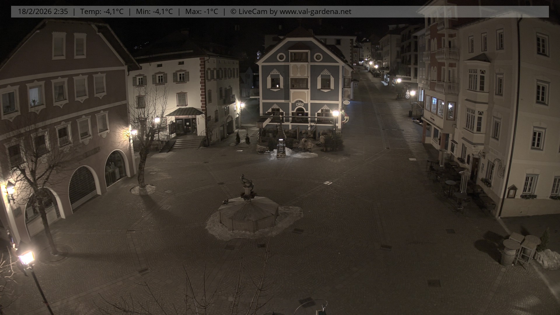 Archiv Foto Webcam St. Ulrich: Dorfzentrum