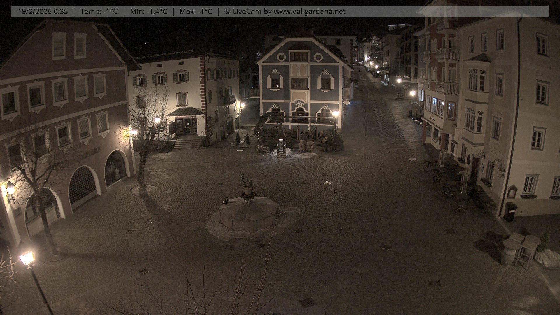 Archiv Foto Webcam St. Ulrich: Dorfzentrum