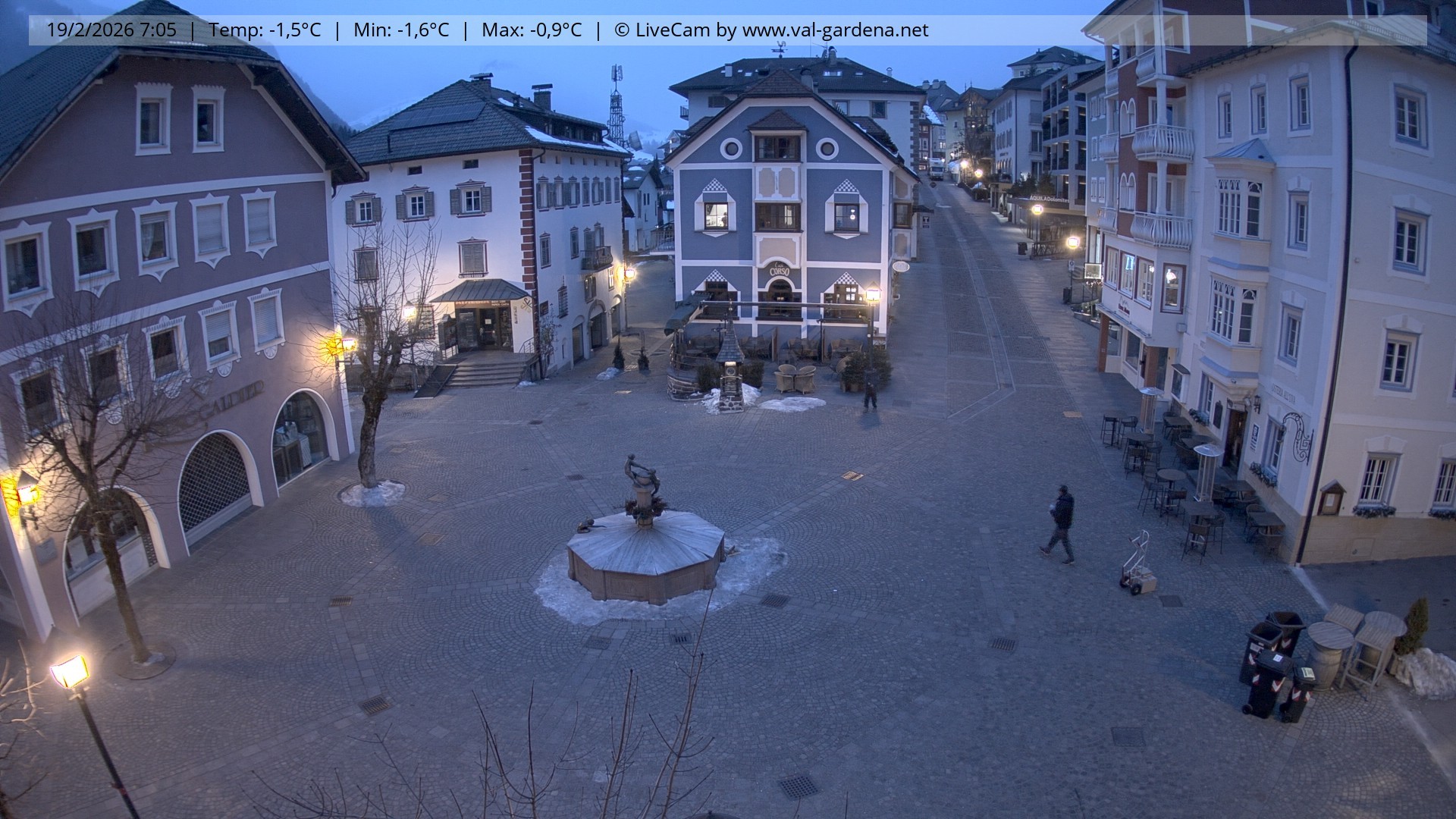 Archiv Foto Webcam St. Ulrich: Dorfzentrum