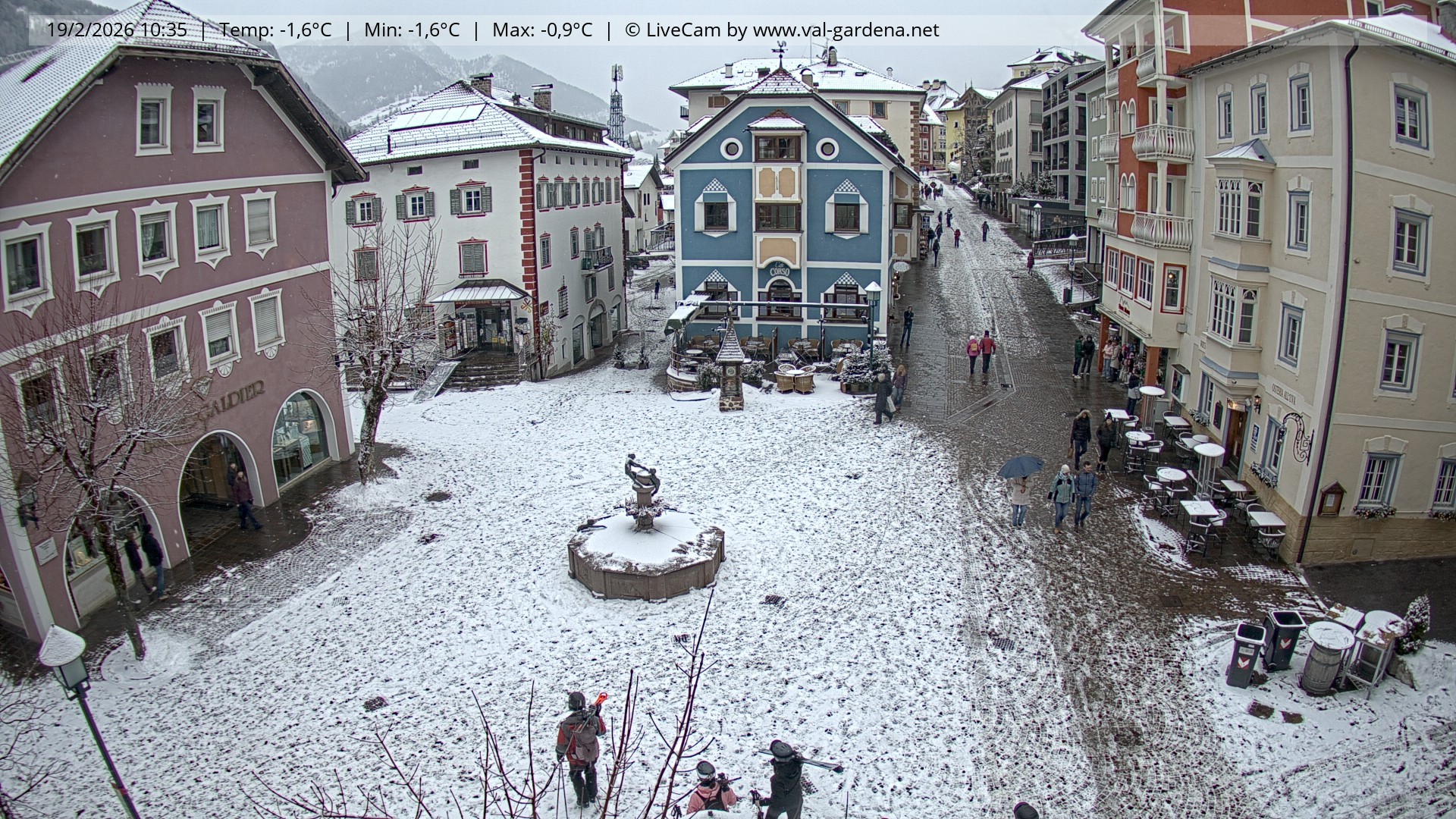 Archiv Foto Webcam St. Ulrich: Dorfzentrum
