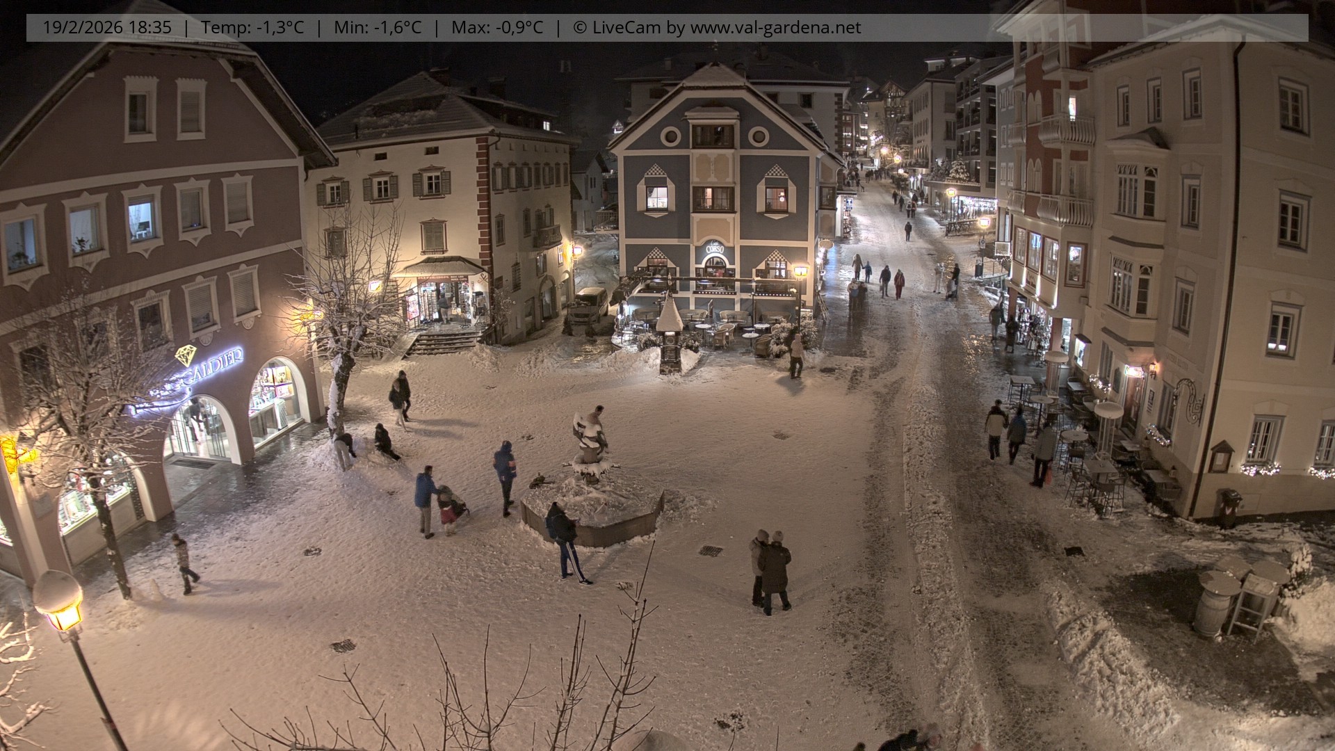 Archiv Foto Webcam St. Ulrich: Dorfzentrum