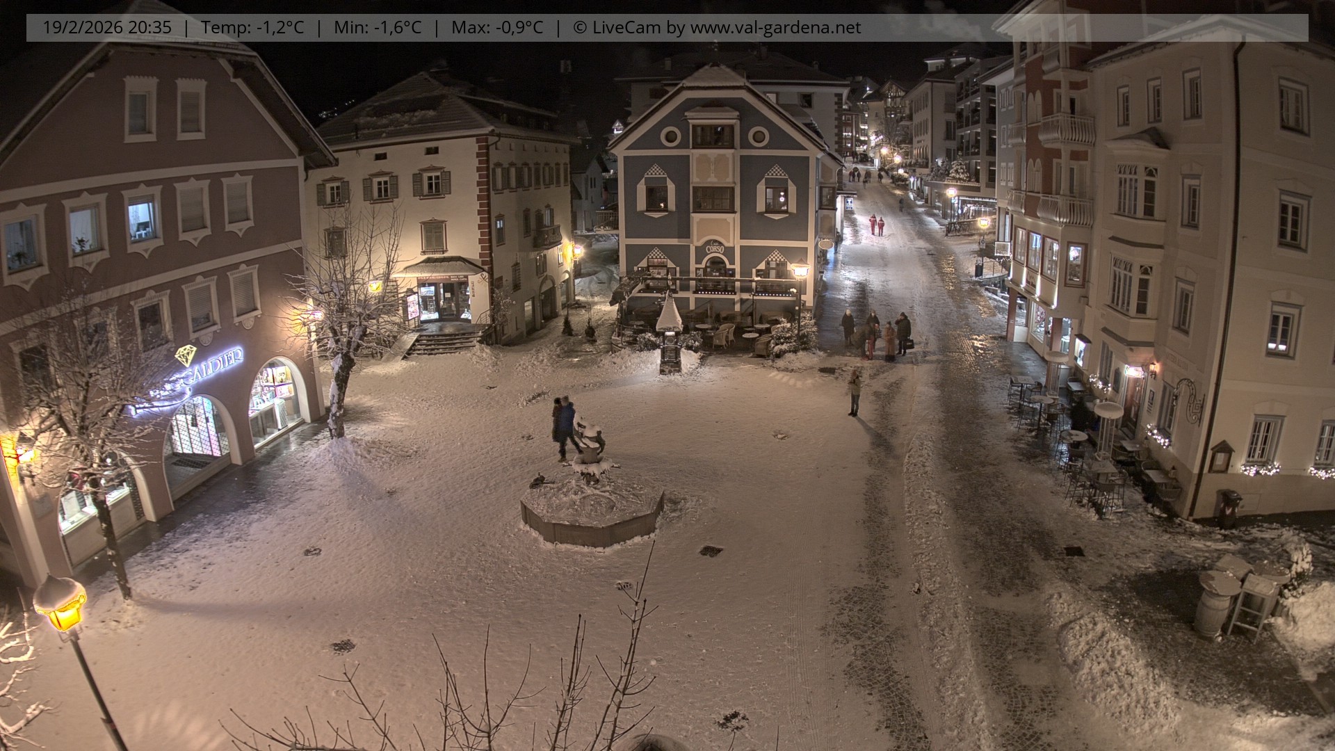Archiv Foto Webcam St. Ulrich: Dorfzentrum