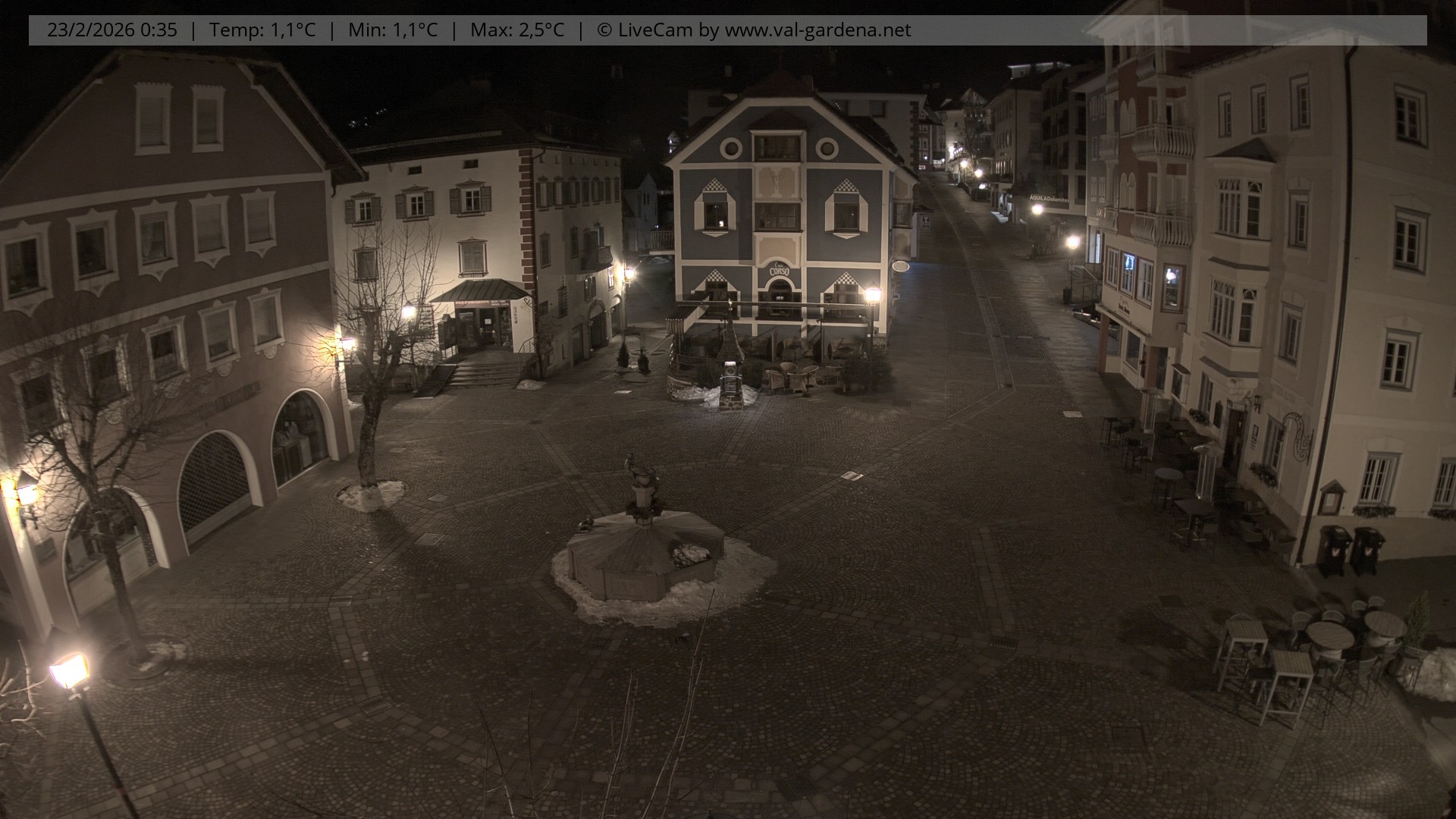 Archiv Foto Webcam St. Ulrich: Dorfzentrum