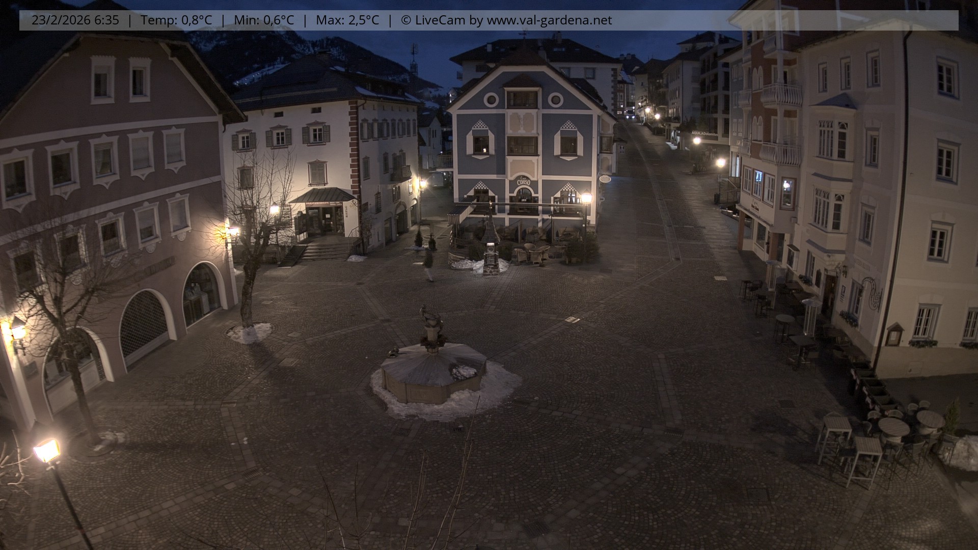 Archiv Foto Webcam St. Ulrich: Dorfzentrum