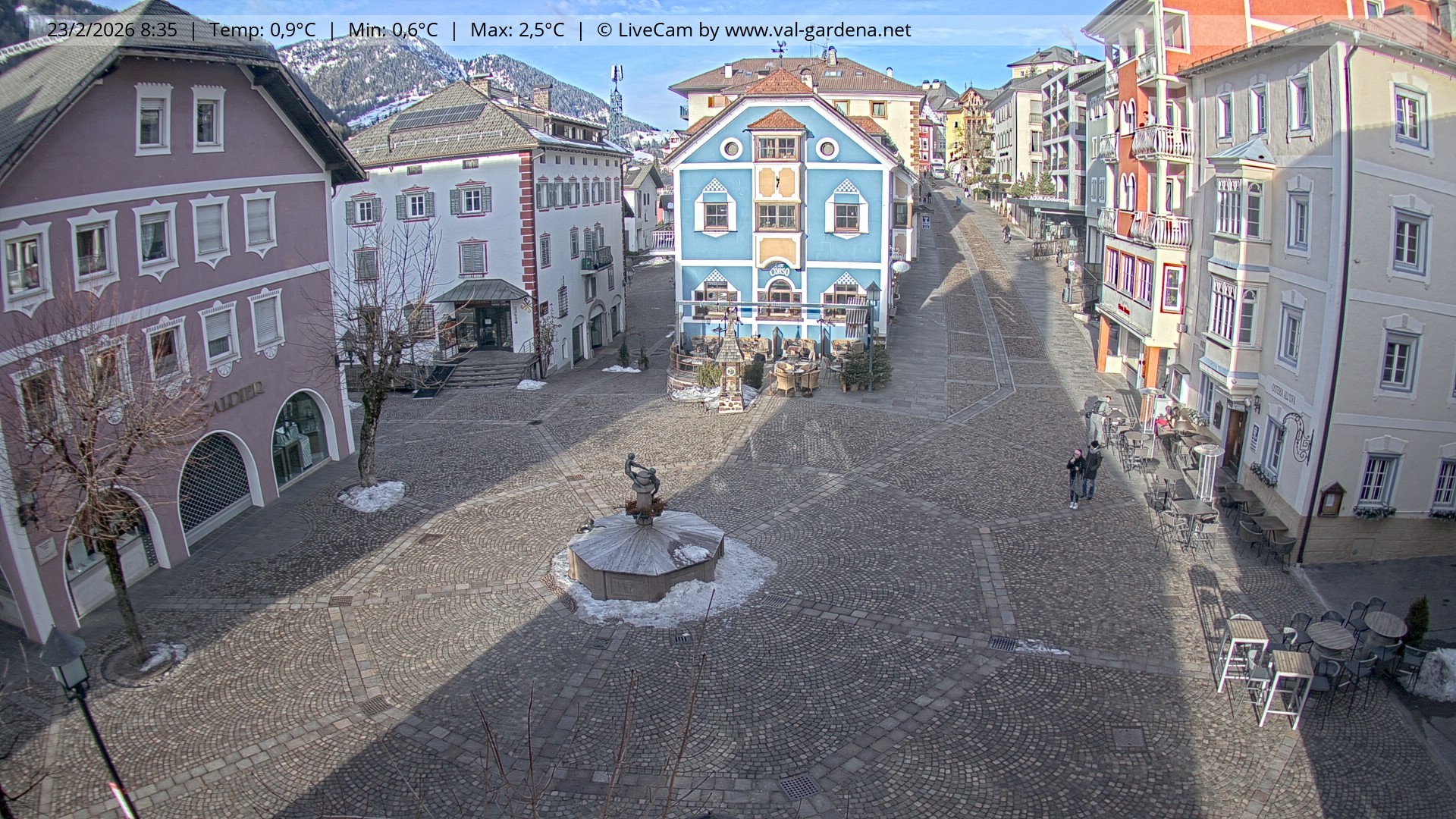 Archiv Foto Webcam St. Ulrich: Dorfzentrum