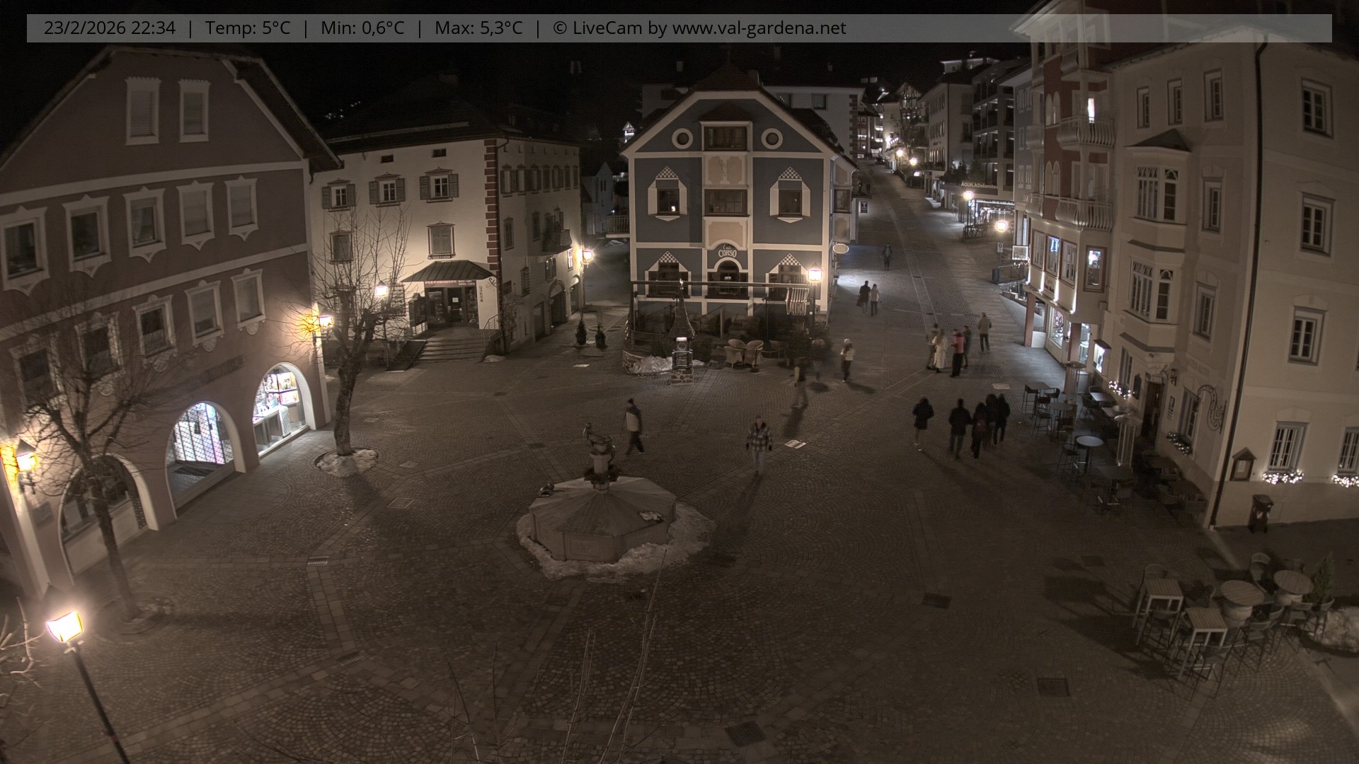 Archiv Foto Webcam St. Ulrich: Dorfzentrum