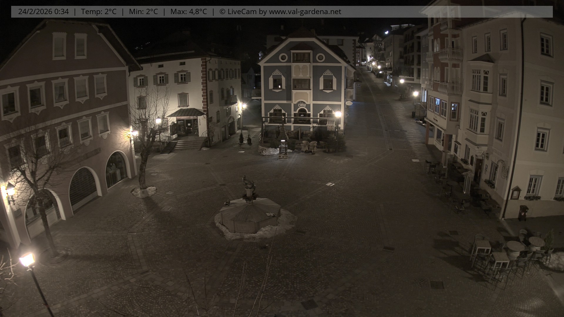 Archiv Foto Webcam St. Ulrich: Dorfzentrum